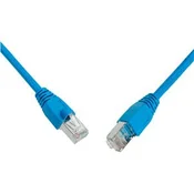 SOLARIX povezovalni kabel CAT6 SFTP PVC 5m modre barve, odporen proti zatikanju