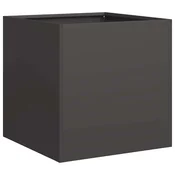 Vidaxl Planter Black 40x40x40 cm Hladno valjano jeklo