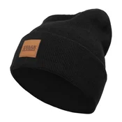 Kapa URBAN CLASSICS - Leatherpatch - črna - TB626