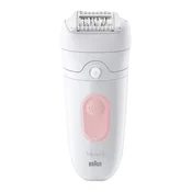 Braun Silk-épil 5 SE5-230 epilator, mokra in suha uporaba, roza/bela