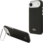 Maska Lacoste Iconic Petit Pique futrola sa stalakom za kameru MagSafe za iPhone Air crna (LCHMP17MPCSLAK)