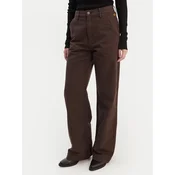 G-Star Raw Hlače iz tkanine Deck 2.0 D26432-E078 Rjava Wide Leg