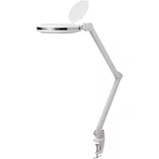 TOOLCRAFT TOOLCRAFT 730 lm 127 mm (5 palcev) zatemnjena LED povečevalna svetilka z 8D 3X objemko TOOLCRAFT TO-7567479 LED-svetilka z lupo Faktor povečave: 3.0 x, (20531272)