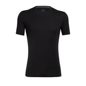 Icebreaker Mens Anatomica SS Crewe Black/Monsoon XXL