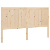 Vidaxl Posteljno vzglavje 155,5x4x100 cm trdna borovina