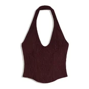 Bershka Top burgund