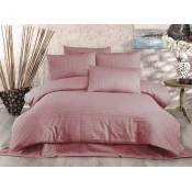 LEssentiel Maison Satenska posteljina Lilyum, 155x200cm, Roze