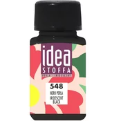 Maimeri Idea Stoffa Barva za tkanine Iridescent Black 60 ml 1 kos