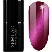 Semilac UV Hybrid Silk Effect gel lak za nohte z uporabo UV/LED lučke odtenek 468 Pink Cosy Essential 7 ml