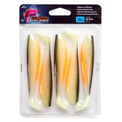 Fox Rage Ultra UV Zander Pro Shad 10cm HOT OLIVE 5x