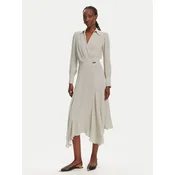 Elisabetta Franchi Srajčna obleka AB86552E2 E84 Écru Regular Fit