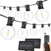 HOME & MARKER LED luči na traku, Vrtne luči, Dekorativne luči, Vodoodporne (Bele, 2 kosa) | Y2ARDBULBS