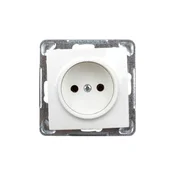 shumee Impresja Vtičnica enojna c/u ecru GP-1Y/m/27