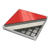 POKROV UNIFACE ALU 50x50cm B125 VODOTESEN, ZA JAŠKE, ACO | Topdom