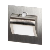 DRACO LED NOVO 1,5W, vgradna stopniščna svetilka, 12VDC, 30lm, 3000K, saten, senzor gibanja in mra