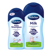 BÜBCHEN Set Djecji šampon 200 ml + Djecje mlijeko 400 ml