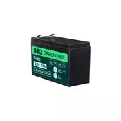 Green Cell LFPGC12V7AH CUBE Akumulator LiFePO4 7Ah 12.8V 89.6Wh Litij-željezno-fosfatni za UPS napajanja, Sigurnosni nadzor