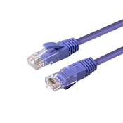 Omrežni kabel CAT6A UTP 0.25m vijola LSZH