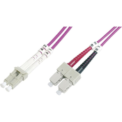 Digitus Optični priključni kabel [1x LC vtič - 1x SC vtič] 50/125µ Multimode OM4 10 m Digitus