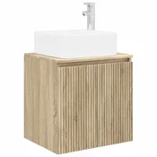 vidaXL vidaXL Umivalnik s pritrditev na steno Sonoma hrast 49,5 x 41 x 63 cm, (5000245205)