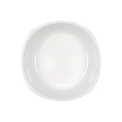BAUSCHER System jušna skleda okrogla/štirioglata, bela, o: 125 mm (6 kos)