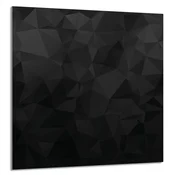 shumee STEKLENA PLOŠČA ZA KUHINJO 60x65 Črna