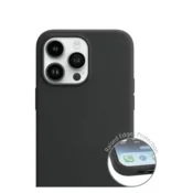 4smarts silikonski ovitek za Apple iPhone 14 Pro Max - črn