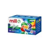 MILL PRO Kapsule za pranje + mehčalne kroglice Color, 25 kosov