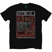 The Beatles Majica Live In Liverpool Unisex Black L