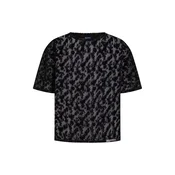 KARL LAGERFELD JEANS Majica  siva / črna