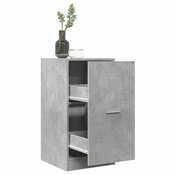 Ormaric za lijekove boja betona 40x41x77,5 cm konstruirano drvo