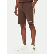 Guess Športne kratke hlače Z4RD04 KB3P2 Temno rjava Regular Fit