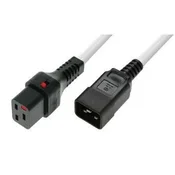 MicroConnect Kabel napajalni C19 IEC Lock - C20 2m Bel