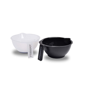 Framar Coloring Bowls Black and Clear 2-Pack CB-2PK