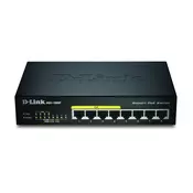 D-Link DGS-1008P 8x 1000 namizno stikalo, 4PoE vrata