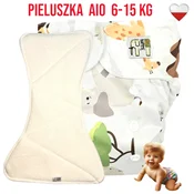 shumee Večkratna plenica AIO z bambusovim žepom SAFARI NappiMe