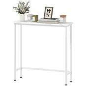 Homestar Konsolna miza 75x24x76 cm Bela