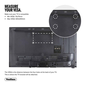 VonHaus 32-70 nagibni TV stenski nosilec do 75kg