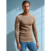 Sweter męski beżowy Dstreet