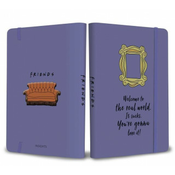 WEBHIDDENBRAND Friends: Yellow Frame Softcover Notebook