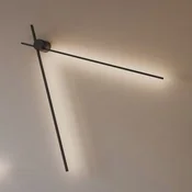 Wever & Ducré Lighting WEVER & DUCRÉ LED stropna svetilka Fil Spin 1.0 črna 927 - Dnevna soba/jedilnica - Sodobni - Aluminij