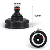 INF Adapter za pipo za rezervoar IBC 3/4 palca, (21247023)
