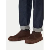 Gležnjarji Clarks Torhill LaceHi 26184694 Temno rjava