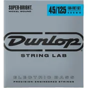 Dunlop DBSBNFF45125 Bass Super Bright Nickel Fan-Fret Set Strune za 5 strunsko bas kitaro (Kot novo)