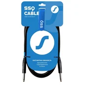 SSQ Kabel Jack Mono - Jack Mono 6.3 mm, 5 m, črn