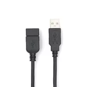 USB 2.0 Kabel | USB A m – USB A ž | 3.0 m | Crni | NEDIS