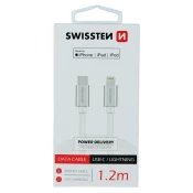 SWISSTEN podatkovni kabel USB-C/LIGHTNING