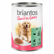 20 + 4 gratis! Briantos Chunks in Gravy 24 x 415 g - Janjetina i mrkva