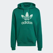 ADIDAS ORIGINALS Majica Adicolor Classics Trefoil smaragd/bela