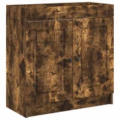 vidaXL Omarica pod umivalnikom Dimljen hrast 56 x 37,5 x 81 cm